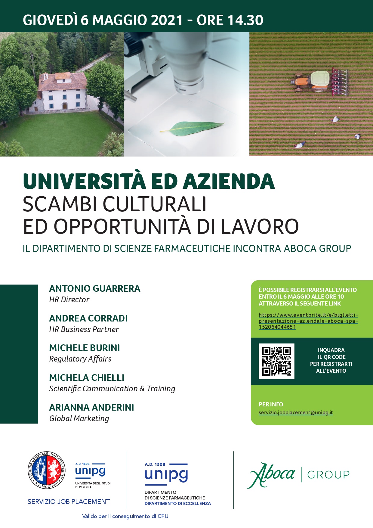 aboca e unipg 6 maggio 2021