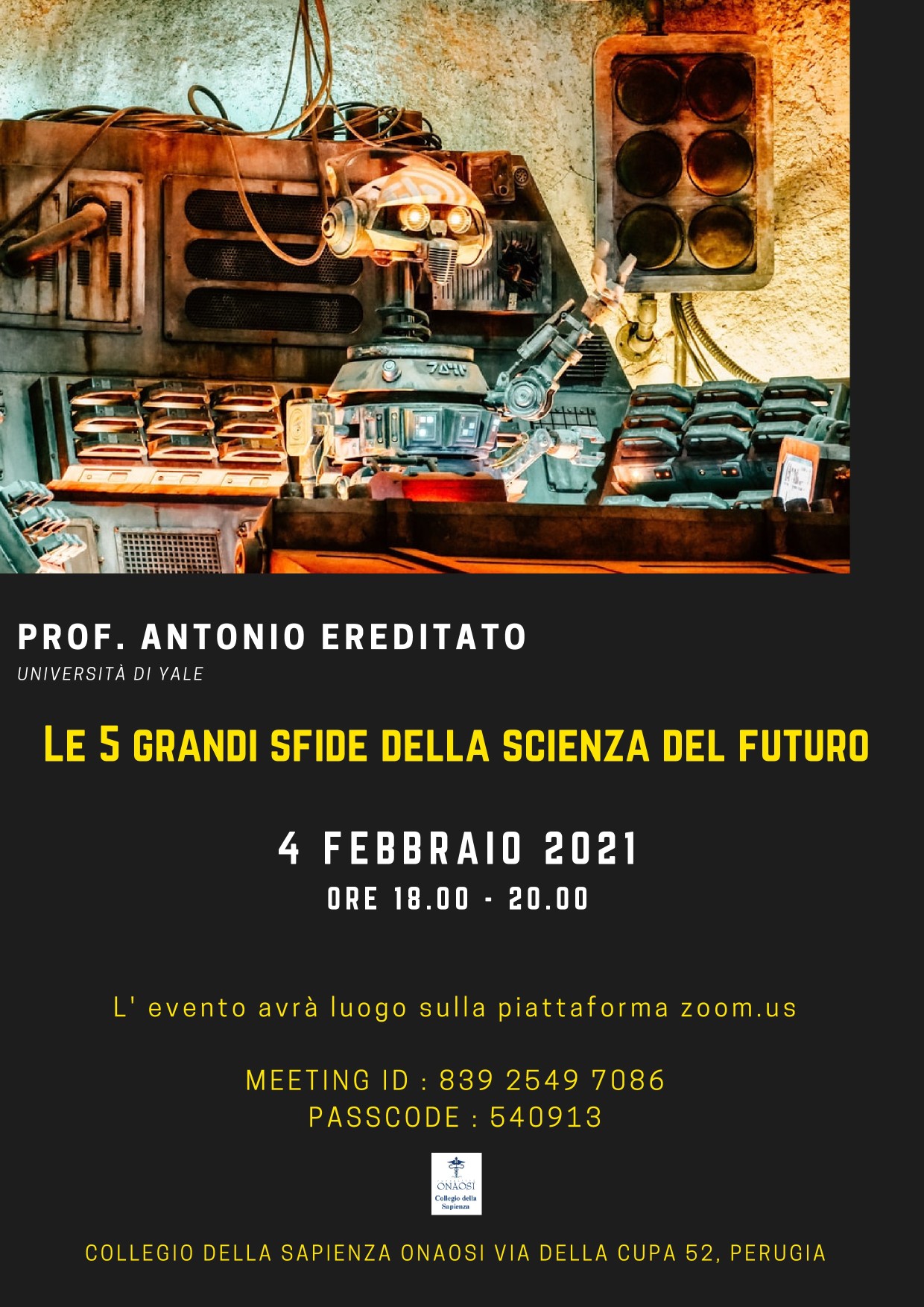 ereditato 5 grandi sfide 4 2 21 locandina l