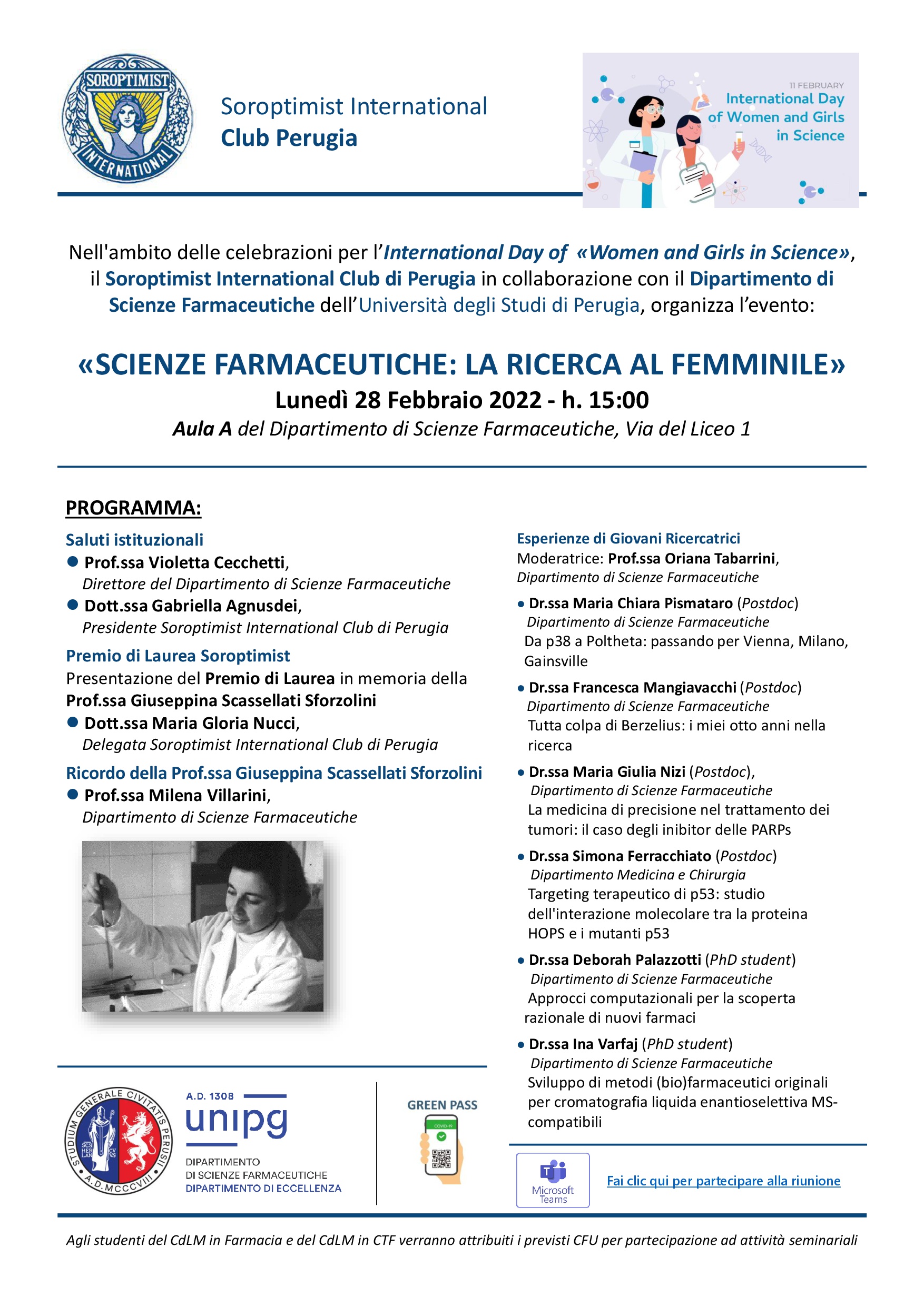 la ricerca al femminile 28.02.2022 soroptimist dsf 1