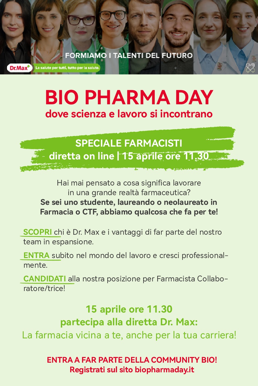 biopharmaday jobadvisor drmax medici
