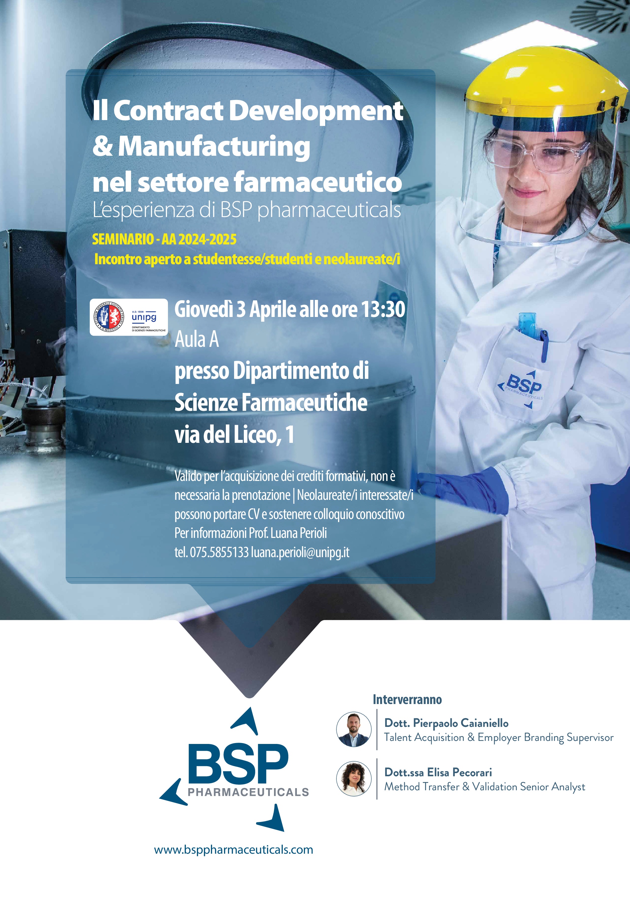 locandina bsp universita