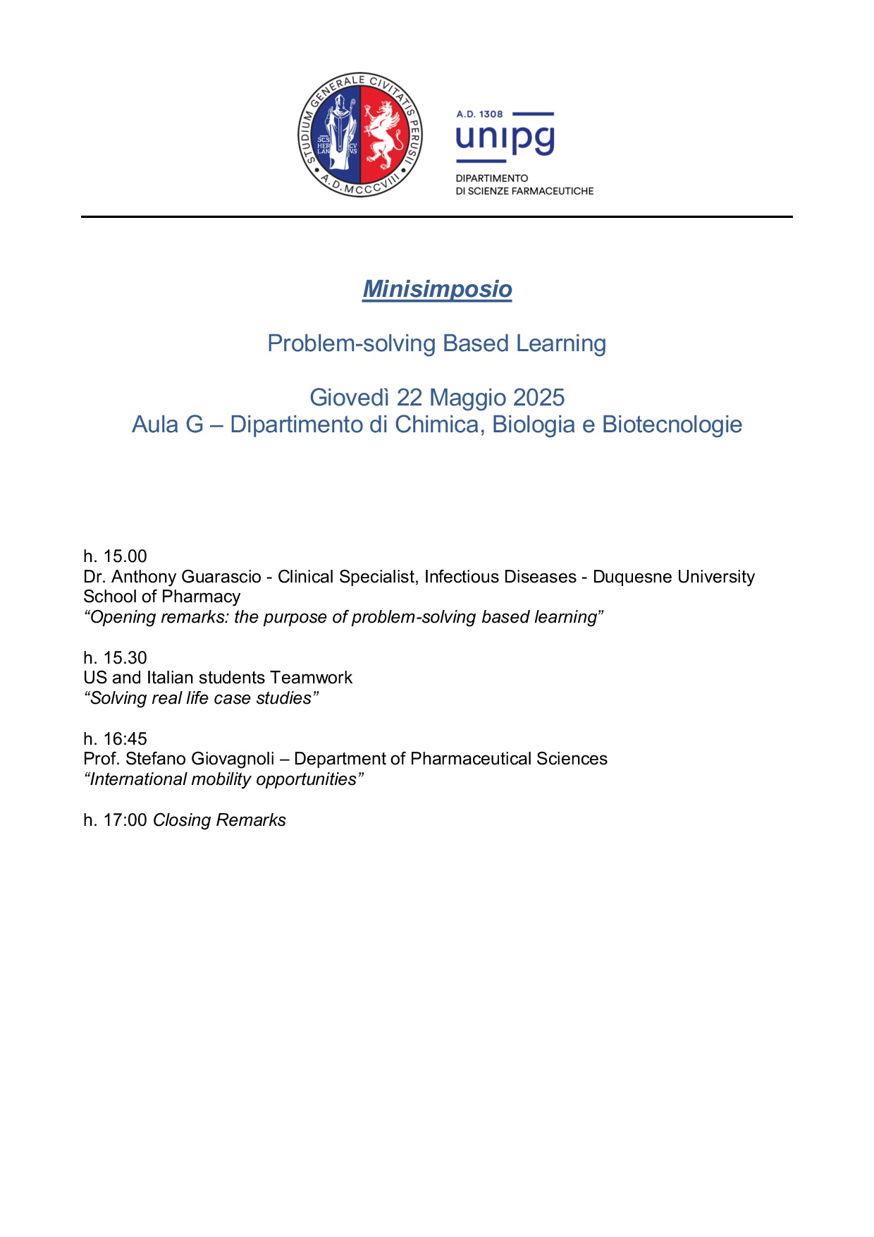 minisimposio afternoon