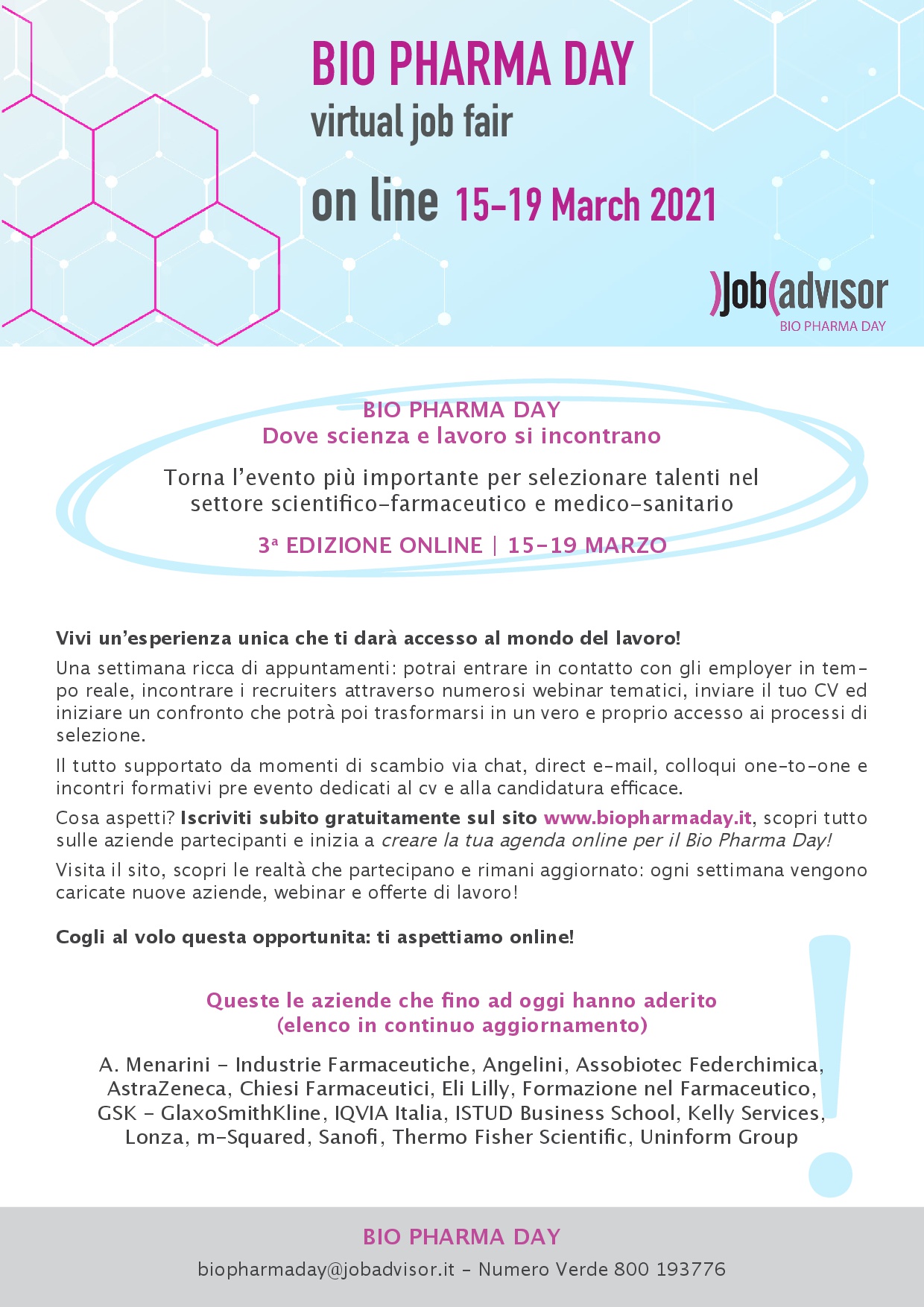 bio pharma day comunicato stampa 2021